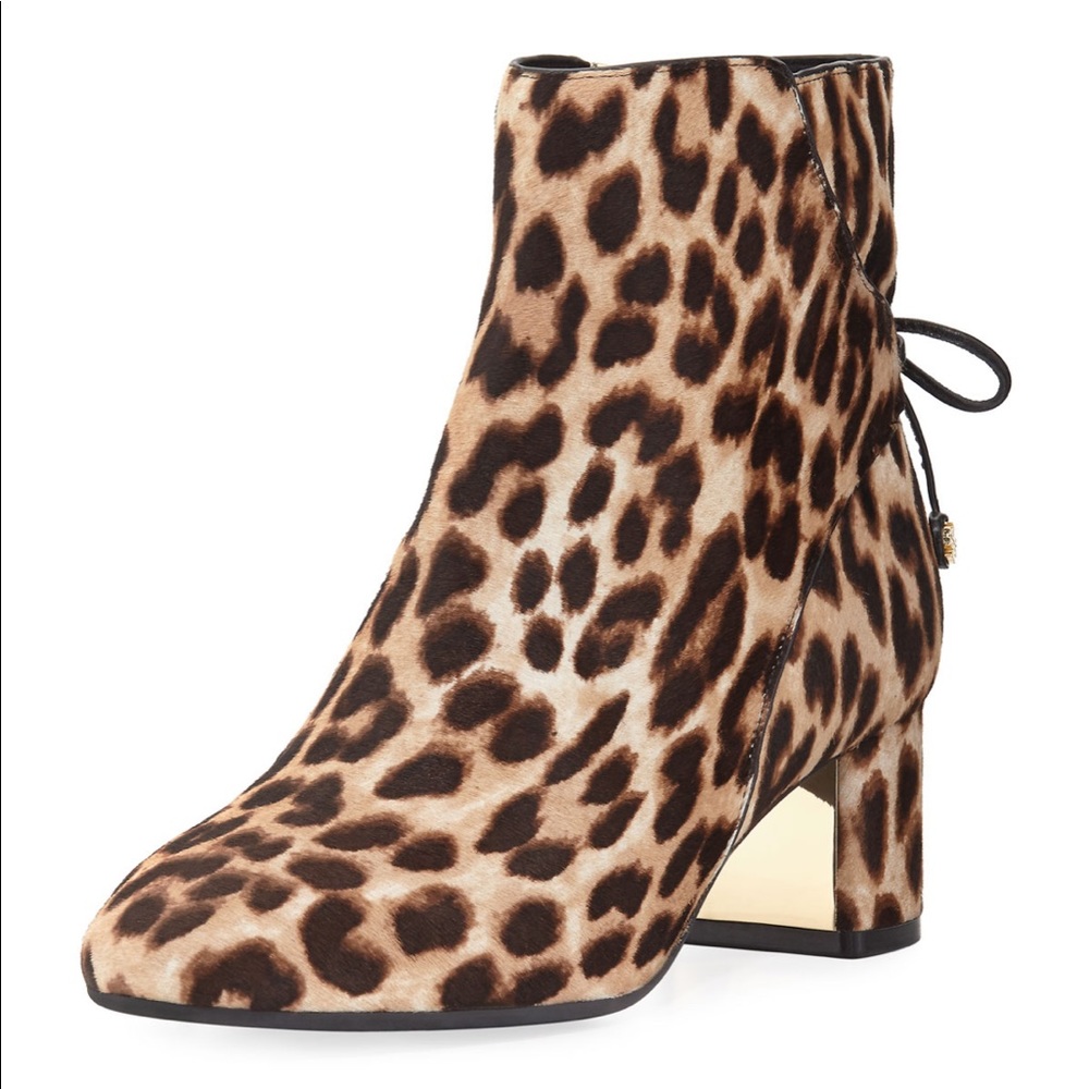 Tory Burch Laila calf hair leopard print bootie - Picture 2 of 7